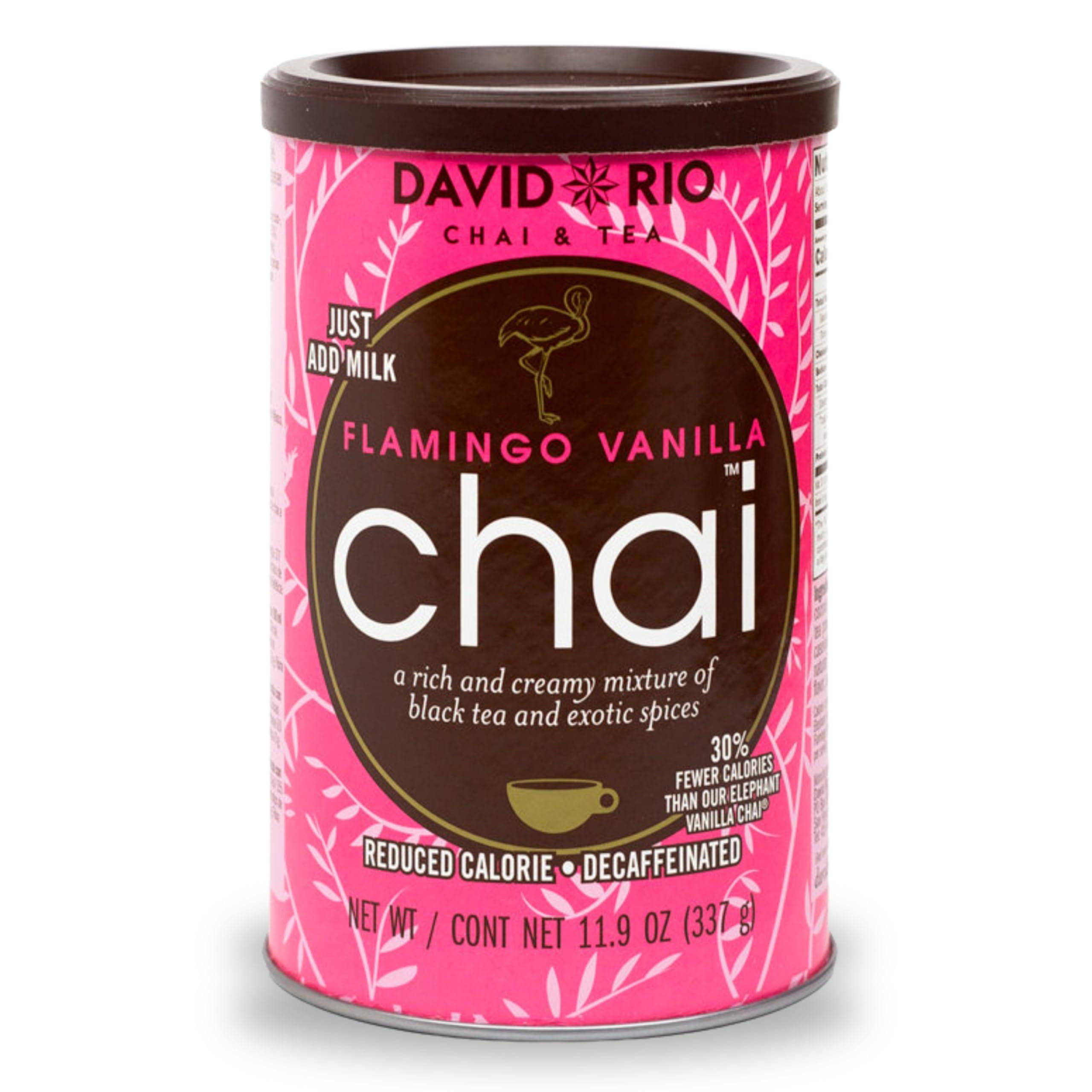 David Rio David Rio Chai Mix, Flamingo Vanilla, 11.9 Ounce (Pack of 1)