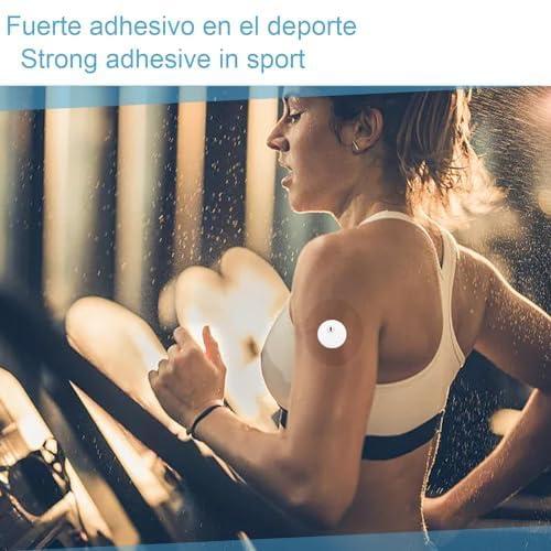 GTAGKOMMEN 55Pack Freestyle Libre 2 Sensor Covers, Latex-Free Hypoallergenic Waterproof Adhesive Patches for Libre 2/3 Sensor, CGM Covers Protection Transparent Tape 14 Days Long Stay NO Hole & Glue -GTAGKOMMEN