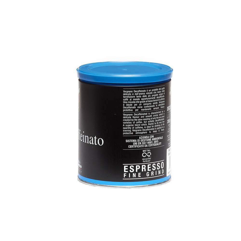 Caffe Vergnano Caffe Vergnano Decaf Espresso Roast - 8.8 oz. - 250g Can