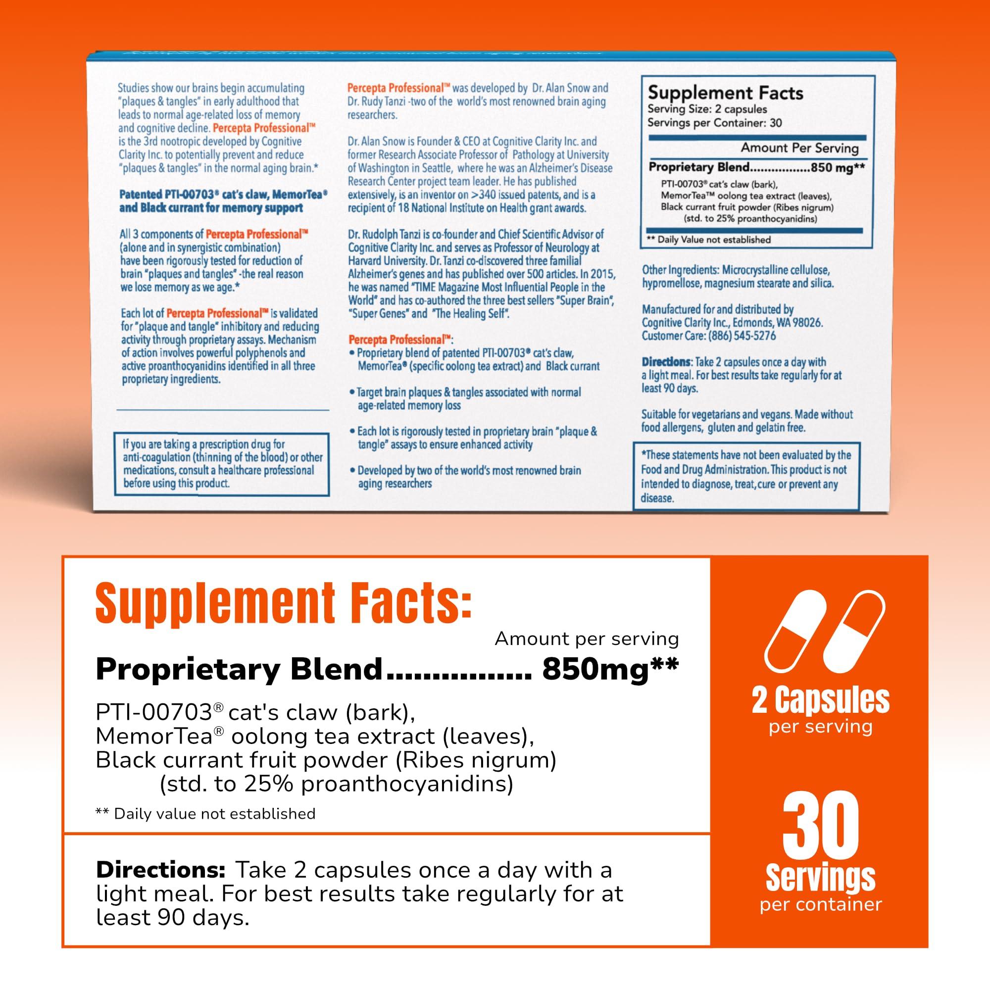 Percepta Percepta Professional Brain Supplement