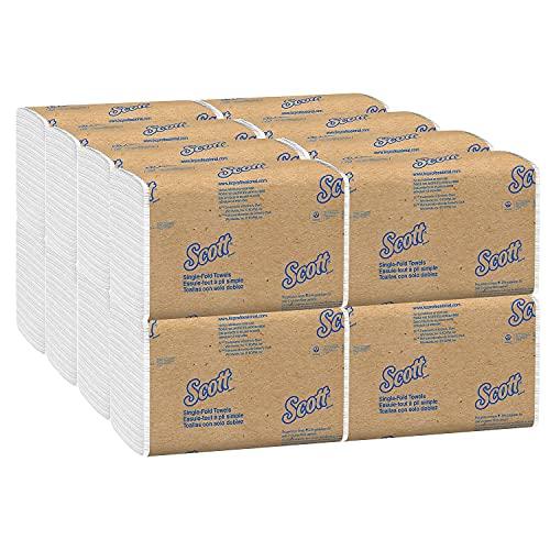 KCC01700 KCC01700 Scott 1-Fold Paper Towels, 9 3/10 x 10 1/2, White