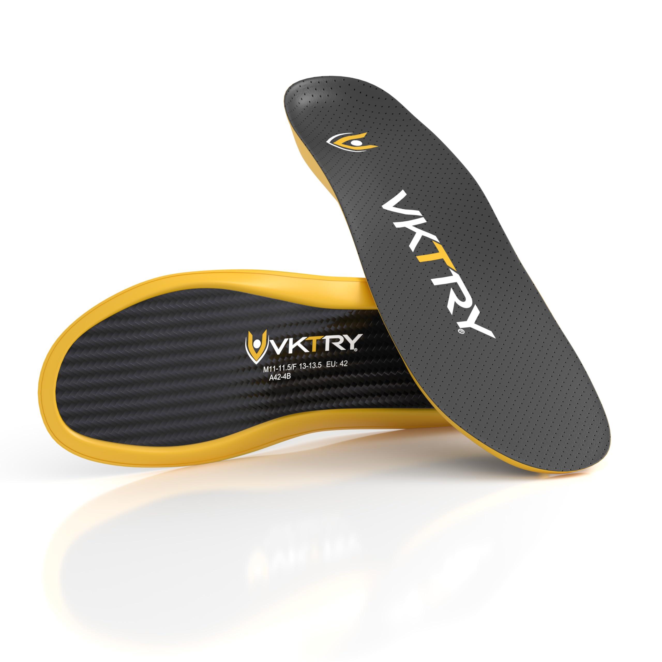 VKTRY VKTRY Gold Performance InsolesCustomized Carbon Fiber Inserts, Non-Cleated ShoesBasketball, Volleyball, Racquet Sports, Running & MoreRun Faster, Jump Higher, Recover Quicker, Protect from Injury