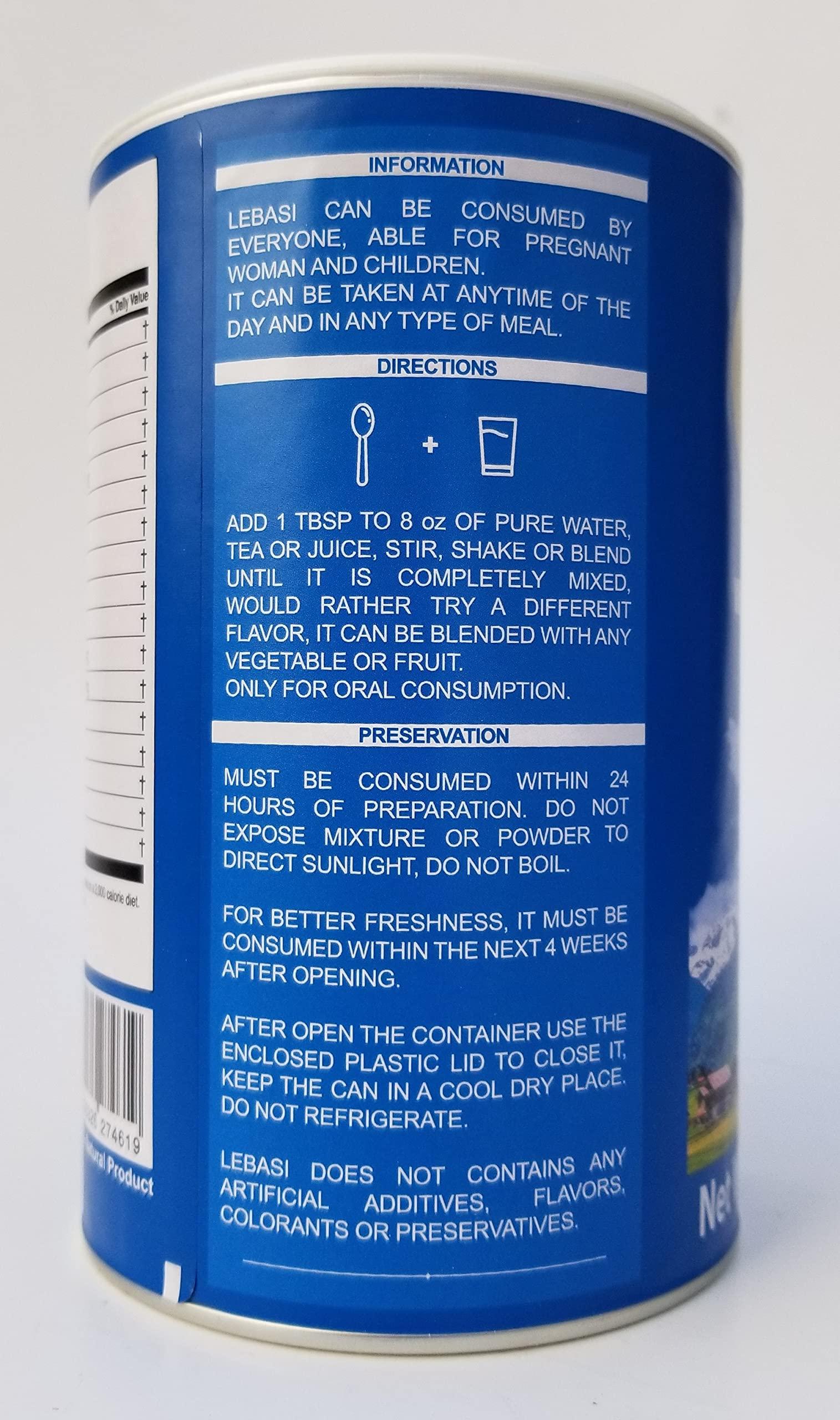 LEBASI Lebasi Lactoserum Swiss Whey Supplement Powder Immune Support Suero de Leche 500 gr Two Pack