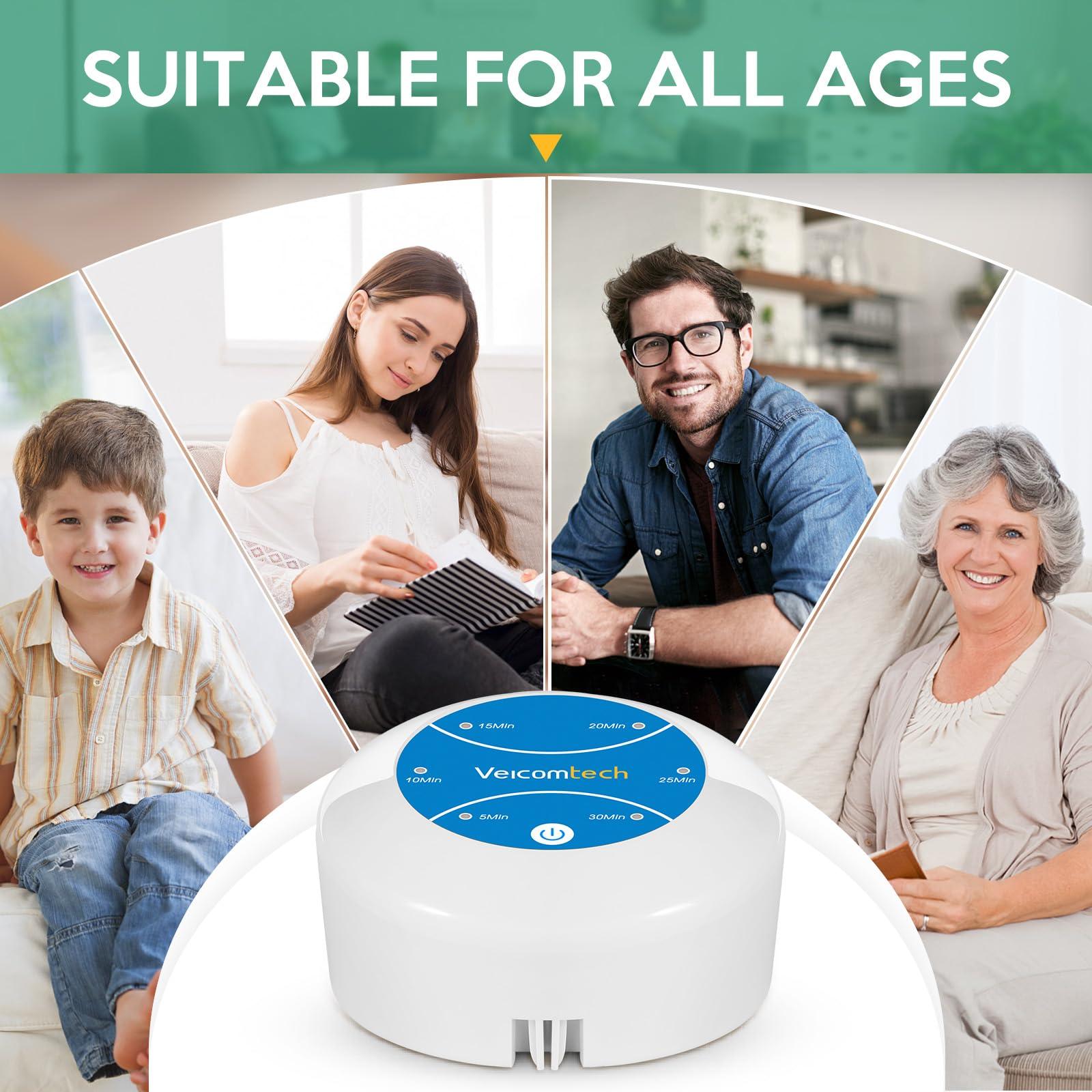 veicomtech veicomtech Ionic Foot Bath Detox Machine - Foot Detox Machine, Detox Foot Spa System for Home Salon Spa Club 2 Arrays 100 Tub Liners