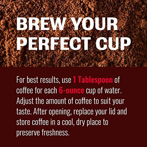 Hills Bros Hills Bros High Yield Ground Coffee, Medium Roast, 30.5 Oz. Can – Full-Bodied Rich Coffee Taste, Balanced for Optimum Caffeine