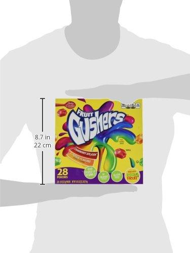 Betty Crocker Betty Crocker Fruit Gushers, Strawberry Splash and Tropical, 0.9 Ounce (Pack of 42)