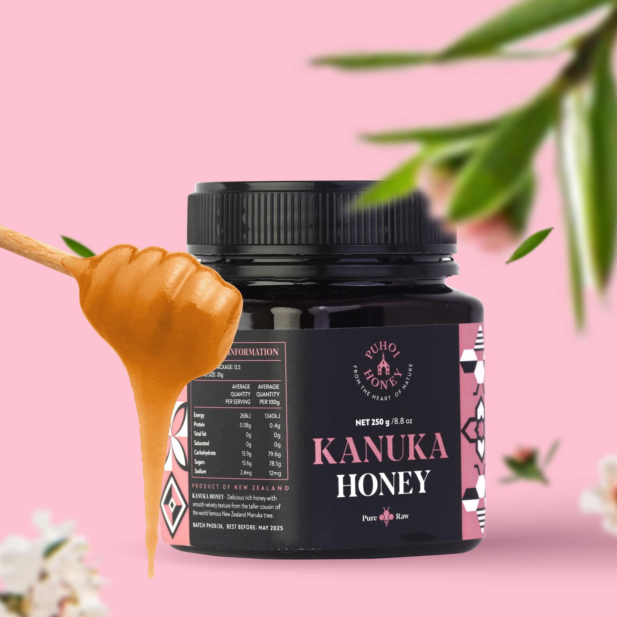 Puhoi Honey New Zealand 100% Pure & Raw Kanuka Honey 250g (8.8oz)
