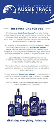 Aussie Trace Minerals Aussie Trace Minerals (2 oz) - Complete Electrolyte - 3rd Party Tested - Please Consider Your Source.