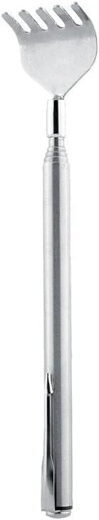 LIWEARE LIWEARE Back Scratcher Telescopic Scratch Backscratcher Massager Stainless Steel, Back Scratcher Extendable Up to 50cm, Telescopic Metal Back Scratcher for Head and Back