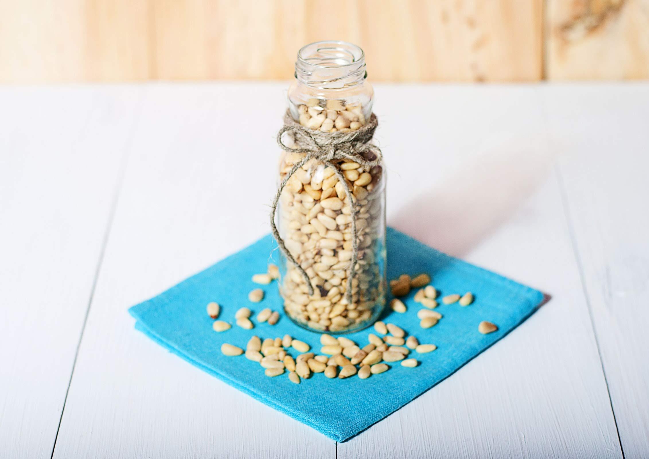 Food to Live Food to Live Organic Pine Nuts, 2 Pounds Non-GMO, Whole Raw Pignolias, Unsalted, No Shell, Vegan, Kosher, Bulk Snack. Rich in Vitamin E, Protein. Great for Pesto, Salads, Homemade Desserts