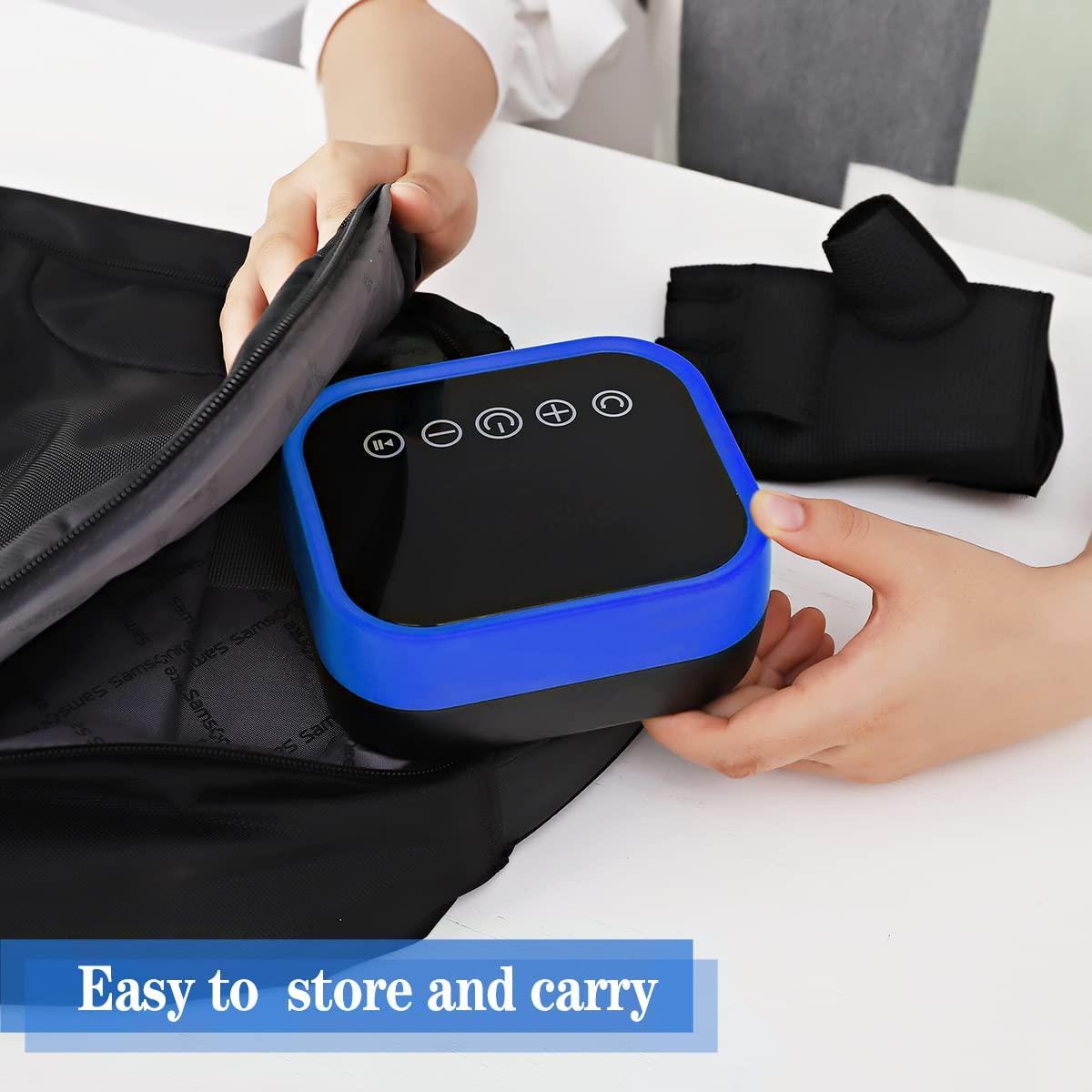 GXXZDN Rehabilitation Robot Gloves Upgrade Hemiplegia Hand Stroke Recovery Equipment with USB Chargeable and Strength Adjustment,Finger Hand Exercise Recovery Equipment (Left Hand XL)