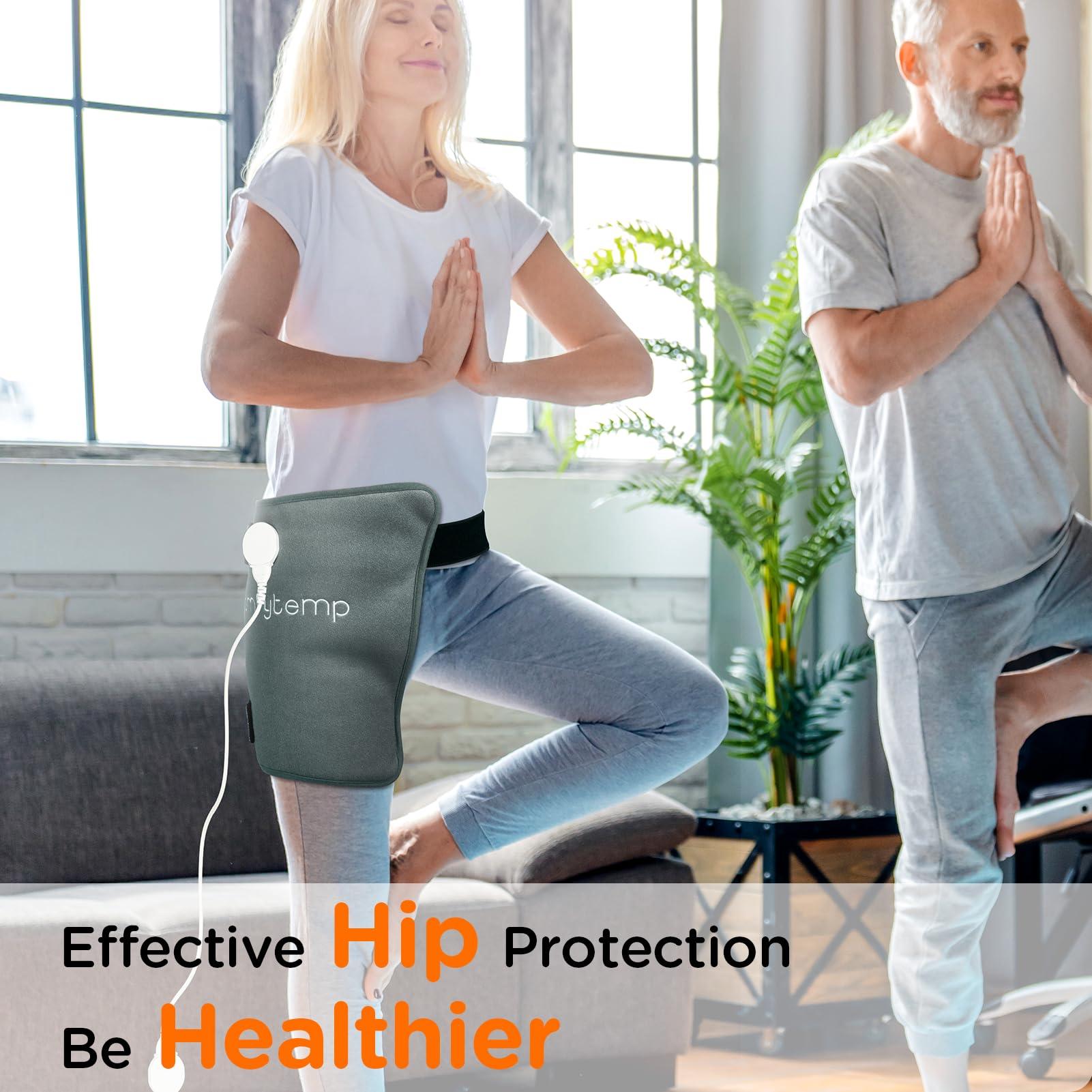 Comfytemp Comfytemp Hip Heating Pad for Hip/Sciatica Pain Relief - FSA HSA Eligible Hip Brace, Birthday Gifts for Mom/Women/Wife/Men, Lower Back/Thigh/Buttock Electric Heat Pad, Hot Physical Therapy(S/M)