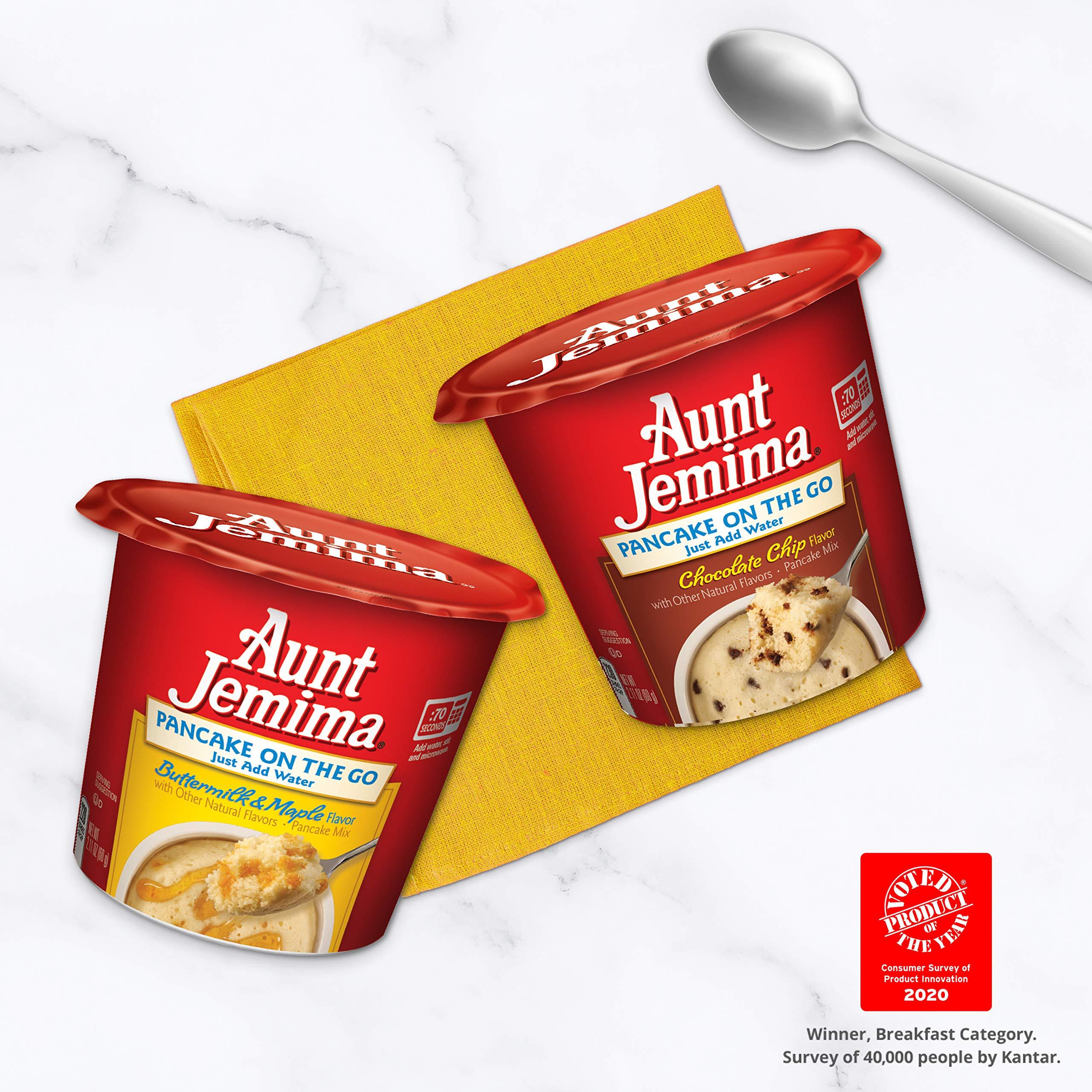 Aunt Jemima Aunt Jemima Buttermilk Maple Pancake Cup, (12 Pack) Packaging May Vary)