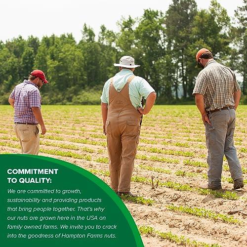 Hampton Farms Hampton Farms - USA Grown All-Natural - Fancy Roasted In-Shell Unsalted Peanuts - 5 lb. Bag