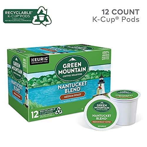Green Mountain Coffee Roasters Green Mountain Coffee Nantucket Blend Keurig Single-Serve K-Cup Pods, Medium Roast Coffee, 12 Count