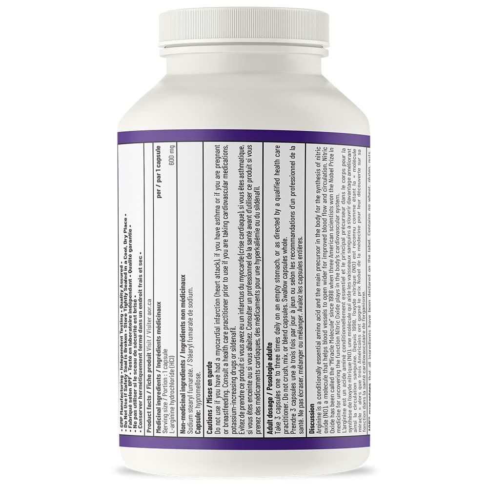 AOR AOR Arginine, 180 Count