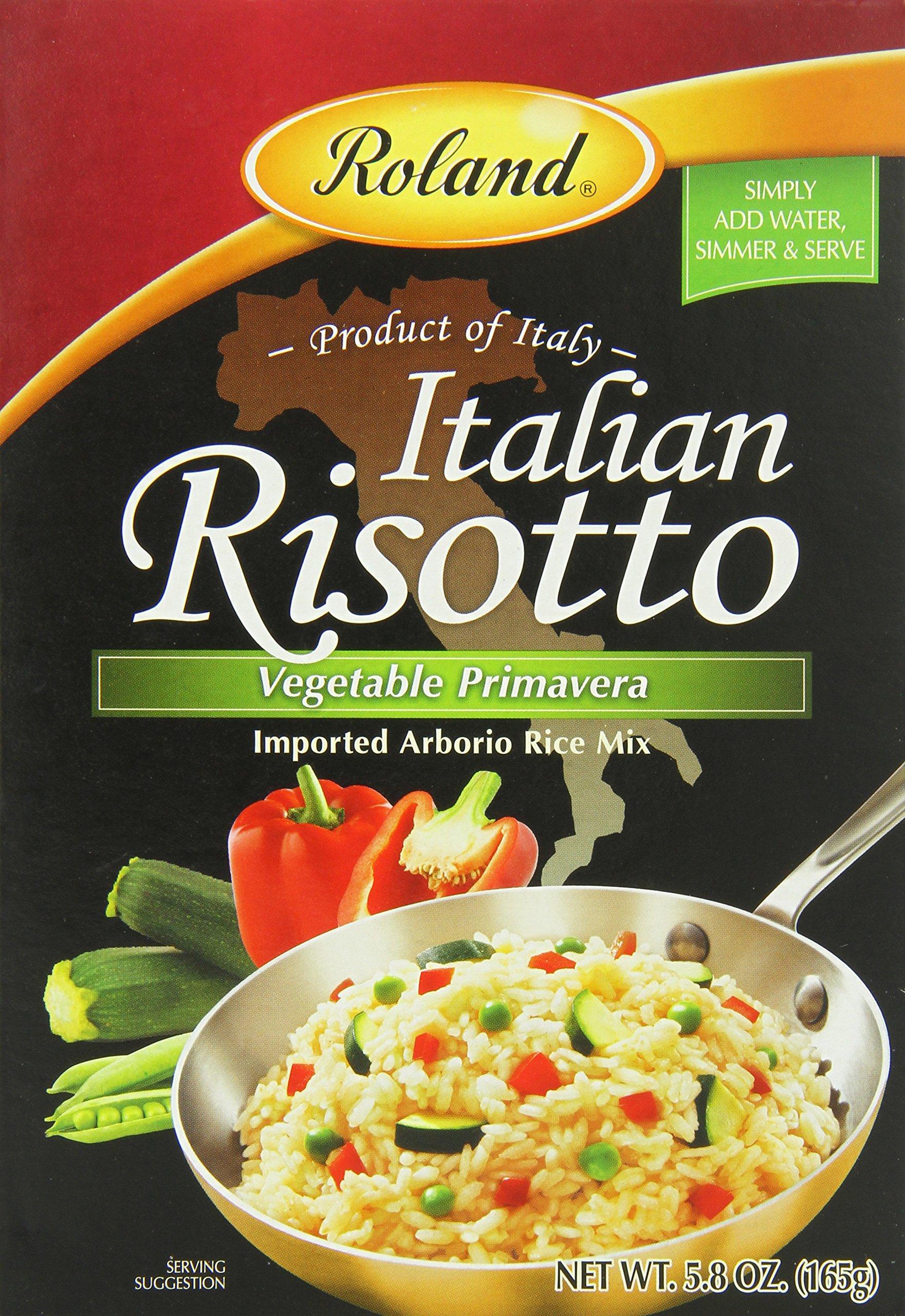 Roland Foods Roland Italian Risotto, Vegetable Primavera, 5.8 Ounce (Pack of 6)