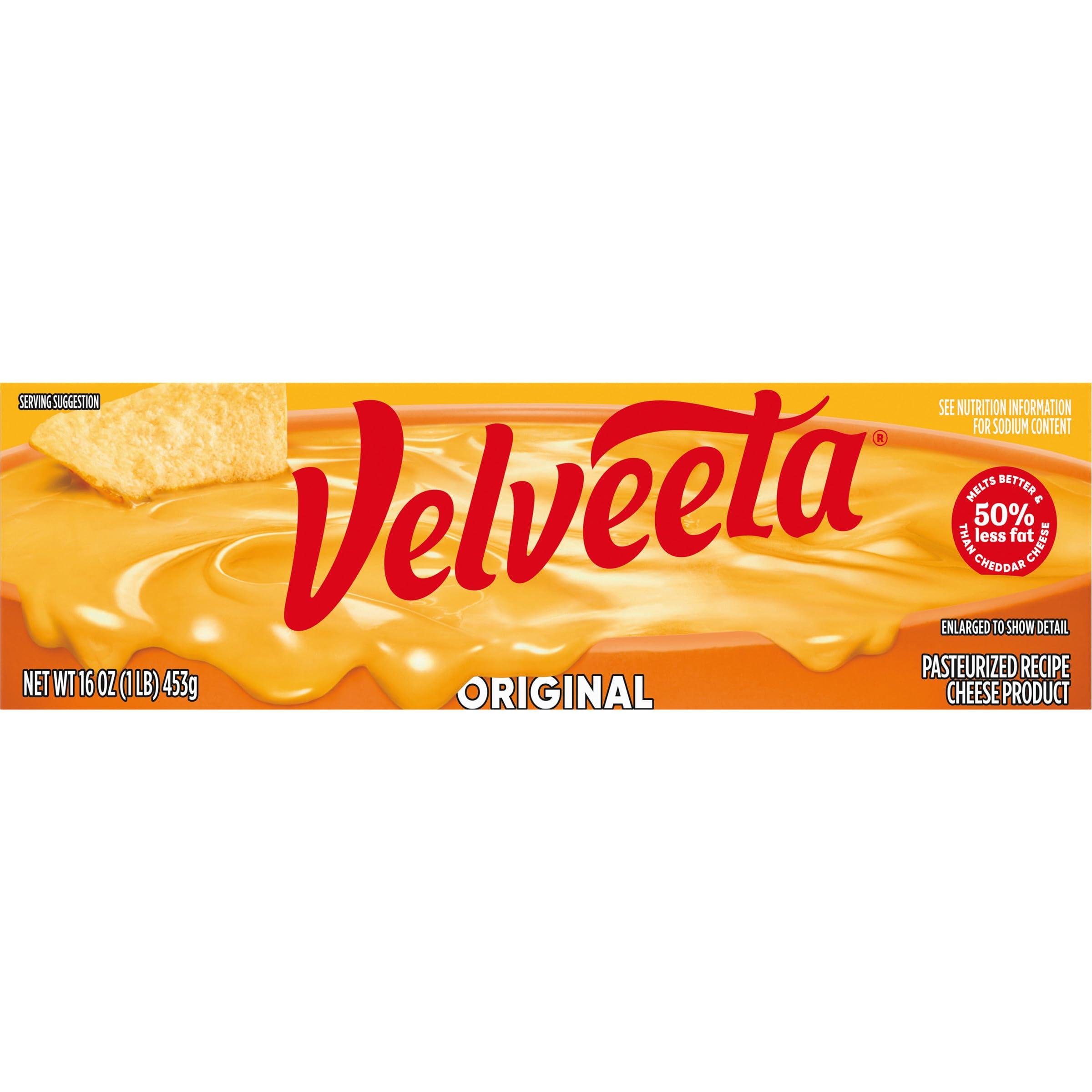 Velveeta Velveeta Original Pasteurized Recipe Cheese Product, 16 oz Block