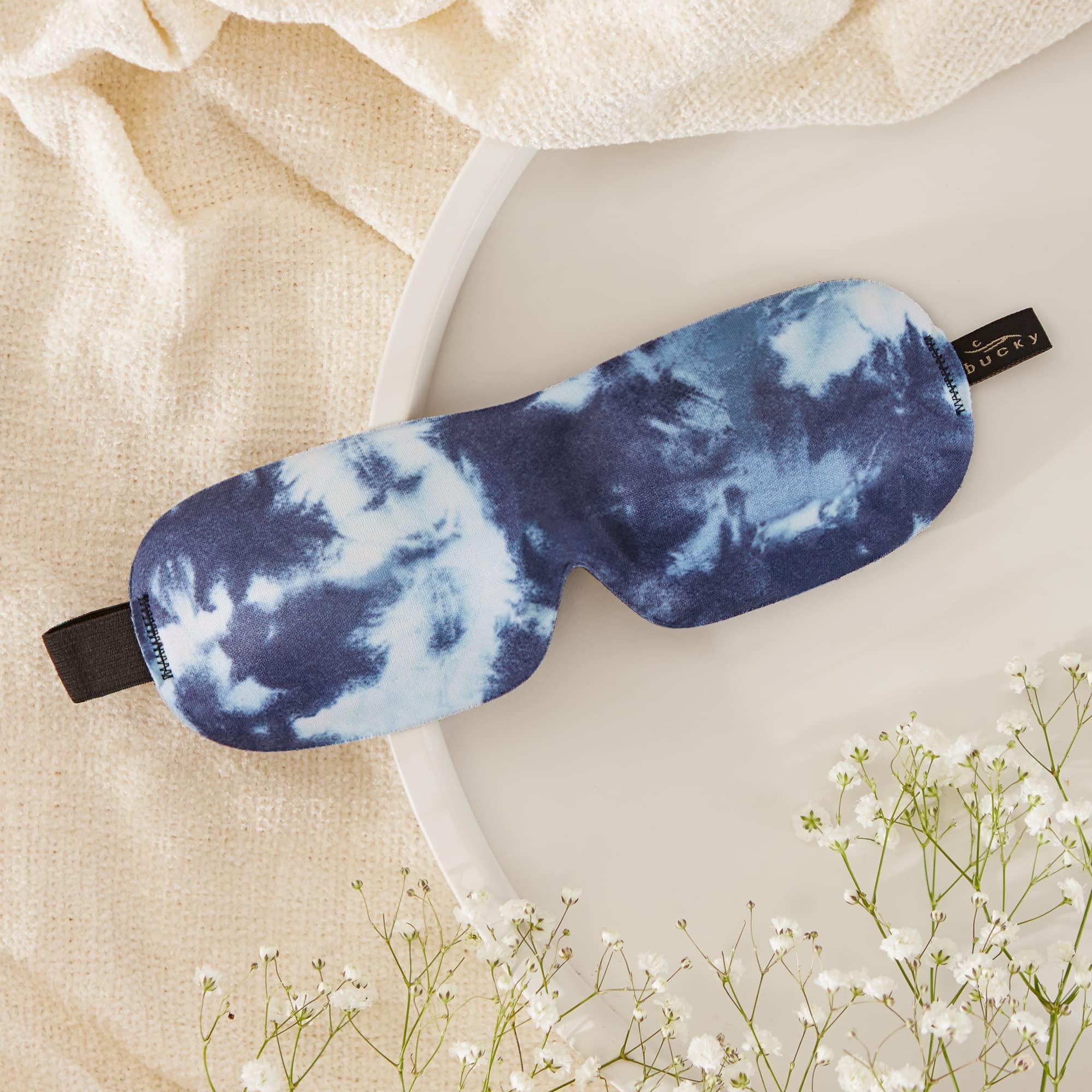 Bucky Bucky 40 Blinks No Pressure Printed Eye Mask for Travel & Sleep, Tie-Dye, One Size