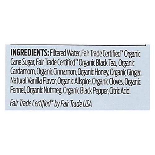 Third St Third Street Organic Honey Vanilla Spice Chai Black Tea Latte Concentrate, 32 Fluid Ounce -- 6 per case.