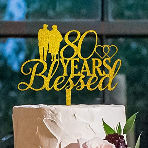 YJHLBHDIAN Happy 18th Sweet 18 Birthday Cake Topper Gold Acrylic Birthday Party Decorations Happy Birthday Topper Custom Cake Party Decoration Birthday Party Supplies Gift to Children Gold Cake Toppers