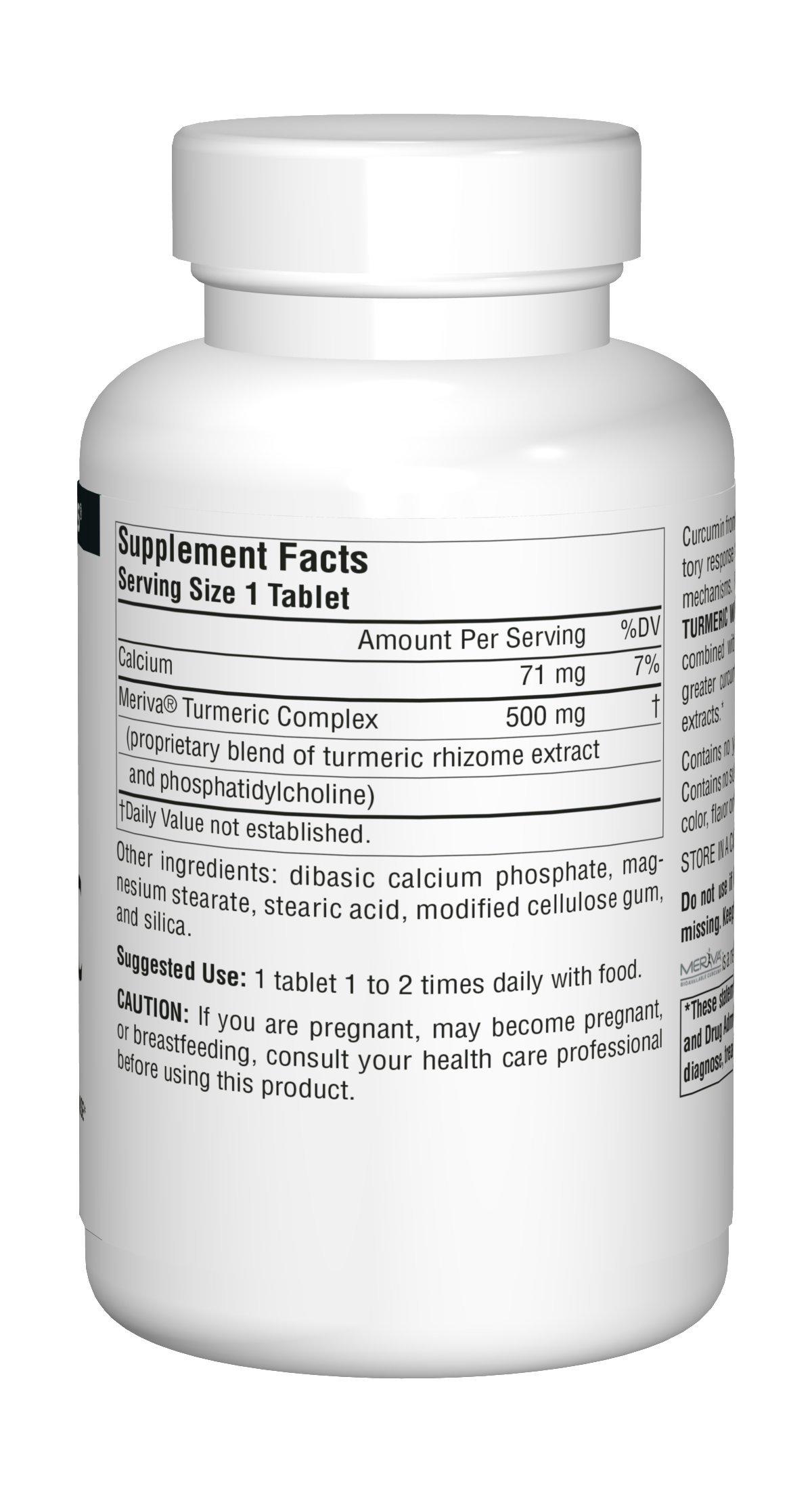 Source Naturals Source Naturals Turmeric with Meriva, for Healthy Inflammation Response*, 500mg - 120 Tablets