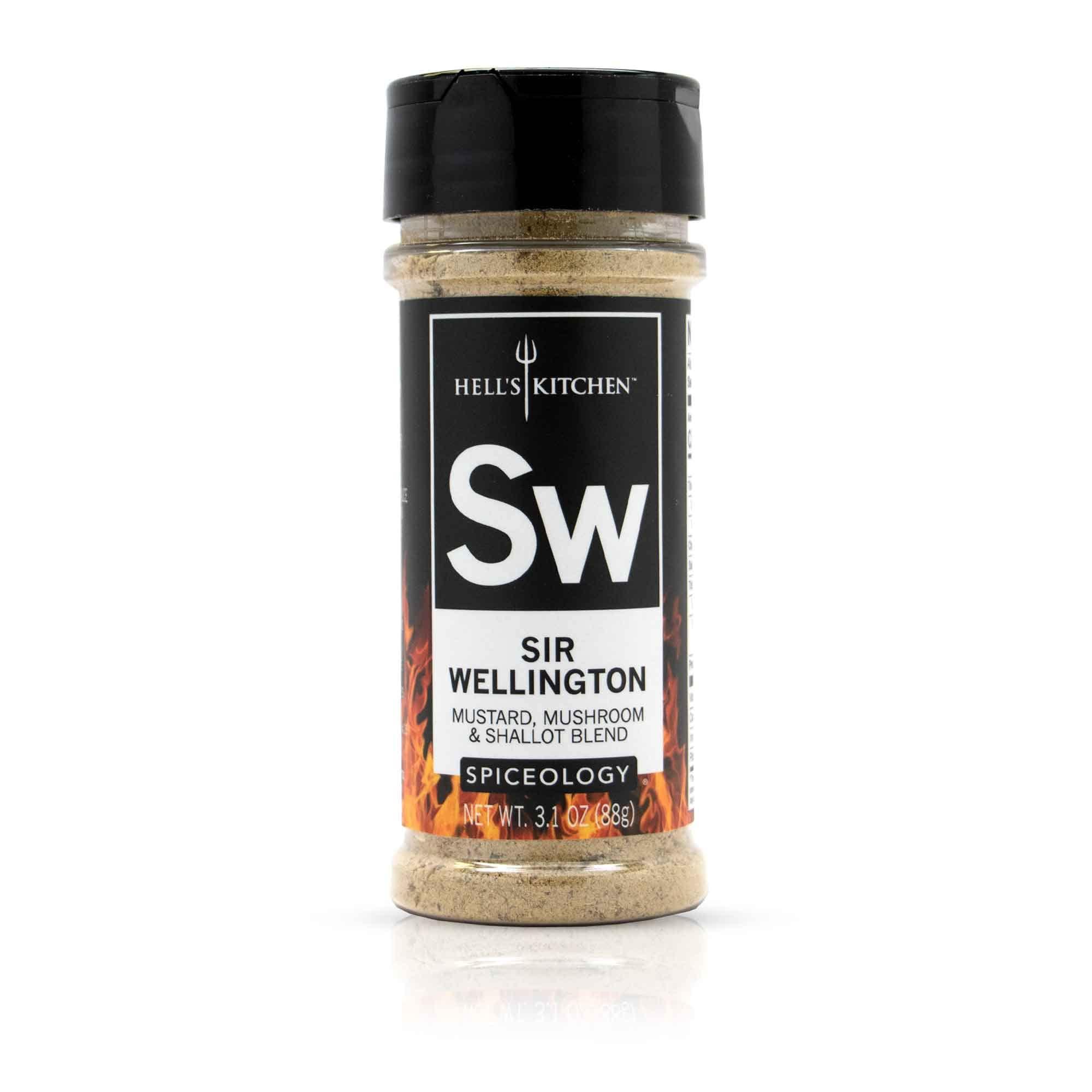 Spiceology Spiceology & Hell\'s Kitchen - Sir Wellington - Mustard, Mushroom and Shallot Spice Blend - Savory Meat Seasoning - 3.2 oz