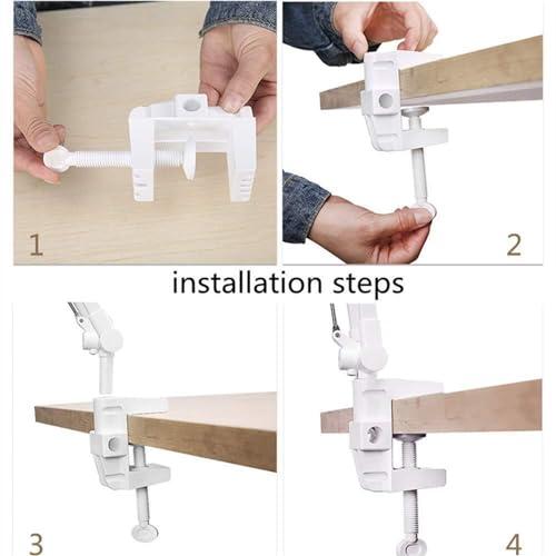 ZHKLWQD ZHKLWQD Lupa De Aumento 10X Plegable De Sobremesa, Con Lupa De Luz Led, para Ancianos, Jvenes, Amplificacin De Mantenimiento De Circuitos Electrnicos
