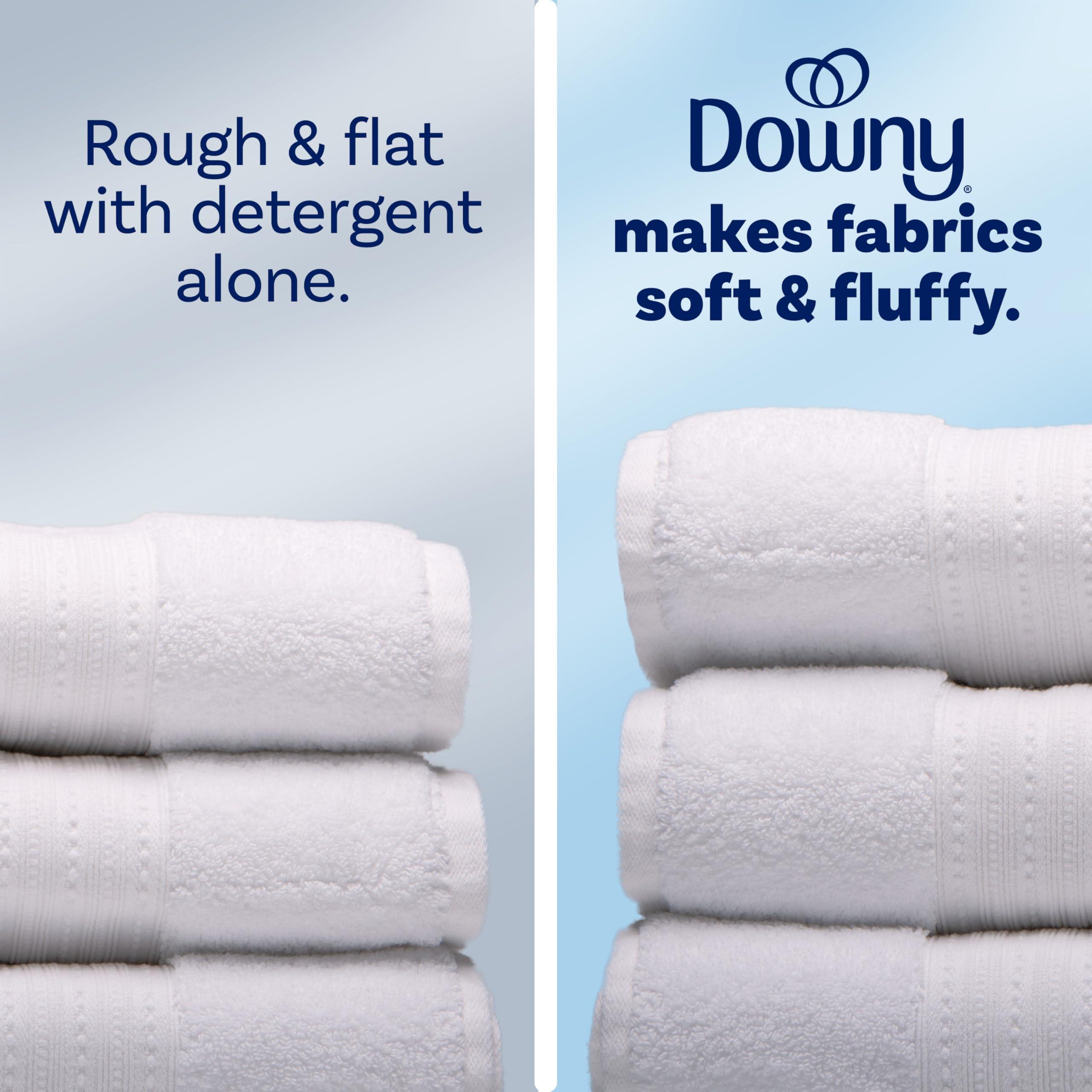 Downy Downy Fabric Softener Liquid, Cool Cotton Scent, 111 fl oz, 150 Loads
