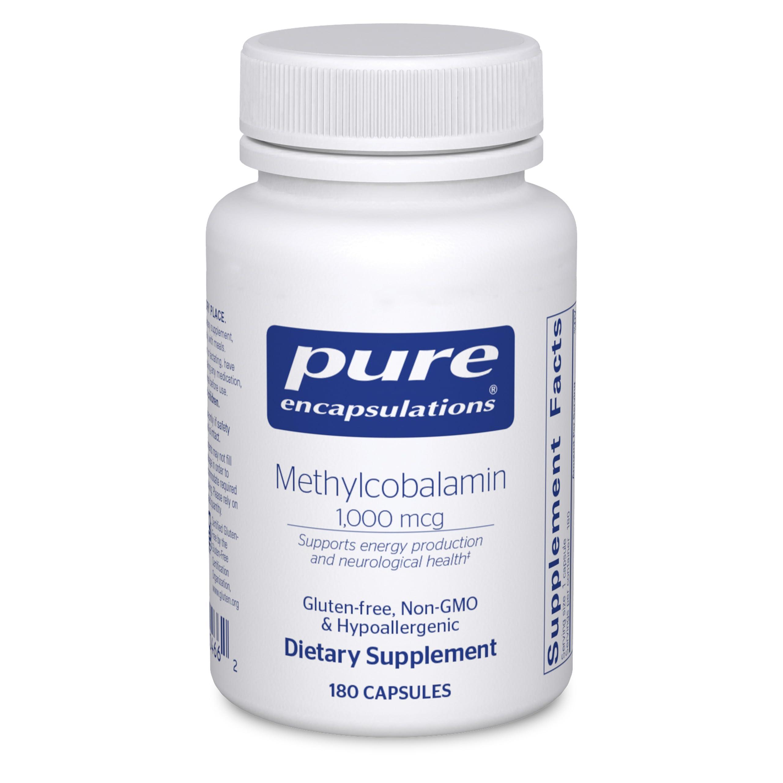Pure Encapsulations Pure Encapsulations Methylcobalamin 1,000 mcg - Vitamin B12 Supplement to Support Memory & Nerve Health - Premium Vitamin B12 Capsules - 180 Capsules