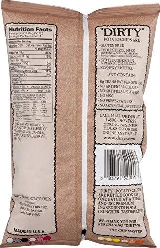 Dirty Potato Chips Dirty Sea Salted Potato Chips, 2 Ounce -- 25 per case.