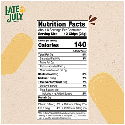 Late July Late July Snacks Mexican Street Corn Tortilla Chips, 7.8 Oz