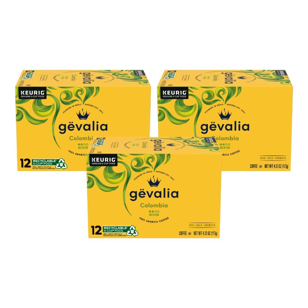 Gevalia Gevalia Colombian Coffee K-Cup Pods 12 ct. Box (Pack of 3)