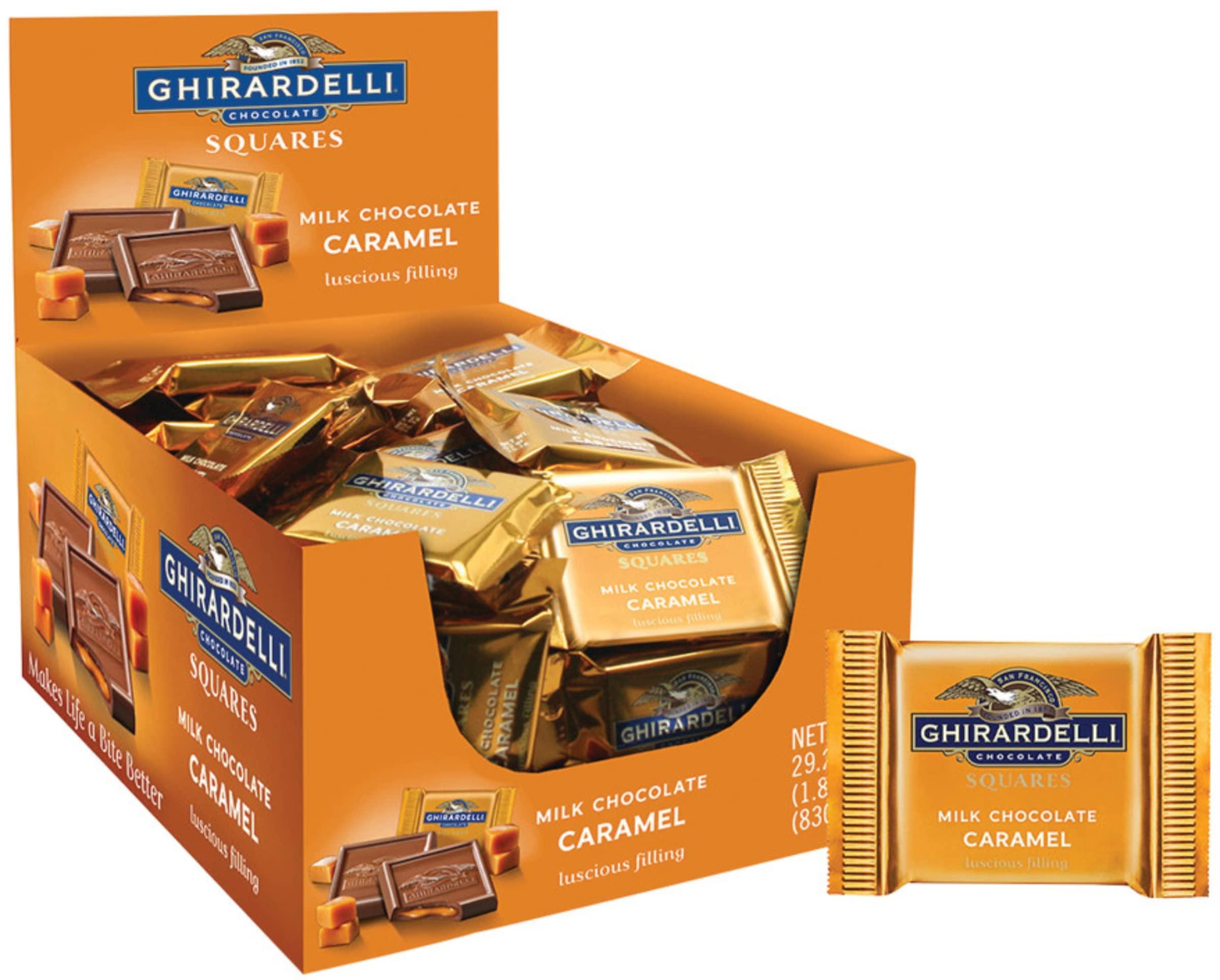 Ghirardelli Chocolate Company Ghirardelli Milk & Caramel Chocolate Squares, 0.53 Ounce, 50 count
