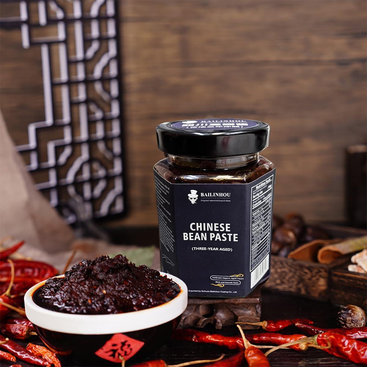Leshan Tuzhu condiment Co., Ltd. (THREE-YEAR AGED) Sichuan Broad Bean Paste 15.87oz/450g, Premium Chinese Pixian Doubanjiang Chili Paste - ORIGINAL IMPORTED from China