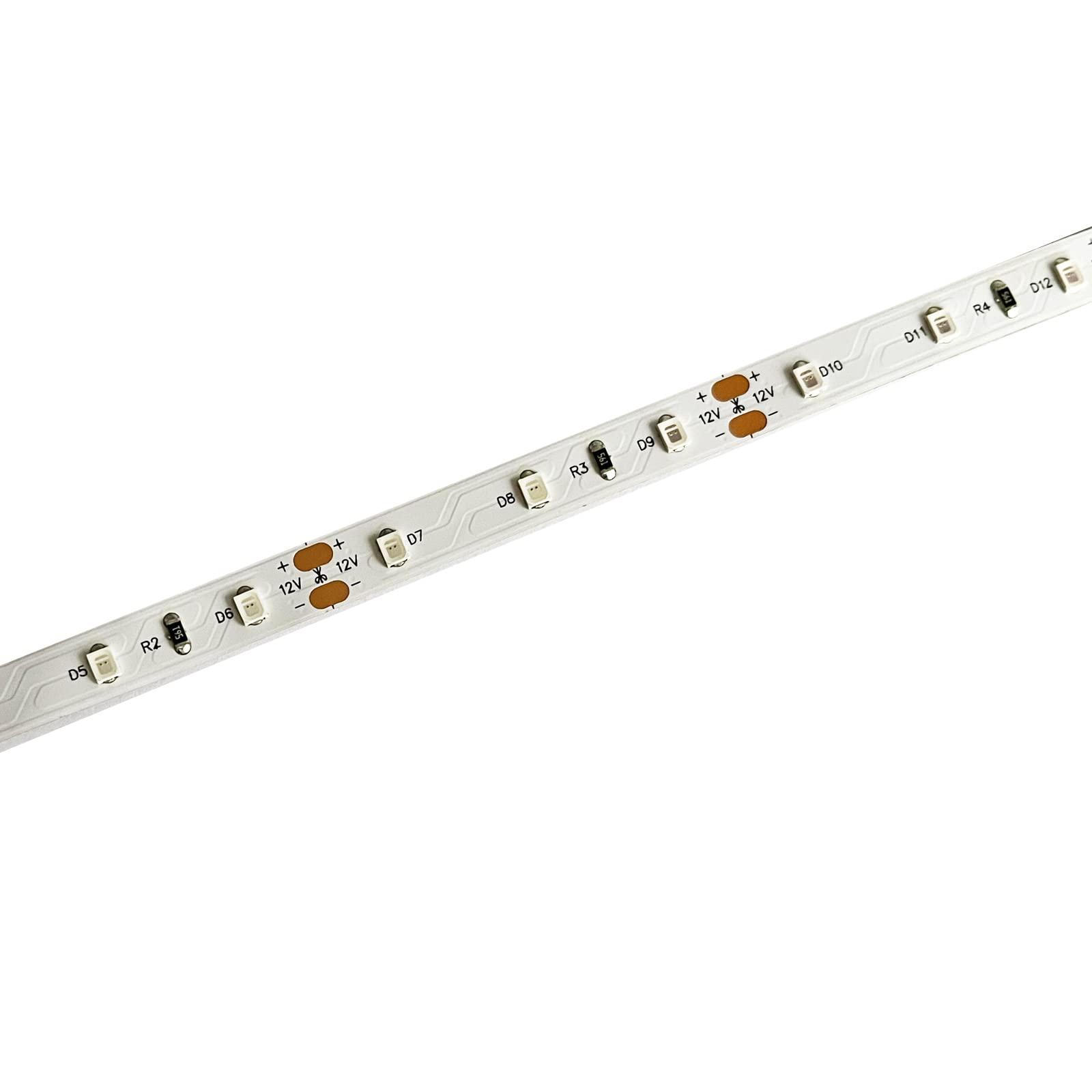 ANSUNTRON ANSUNTRON Near Infrared Light 850nm, 12V Flexible IR LED Strip Light 2835-300LEDs for NIR Red Light Therapy Lamps, 16.4FT-Non Waterproof