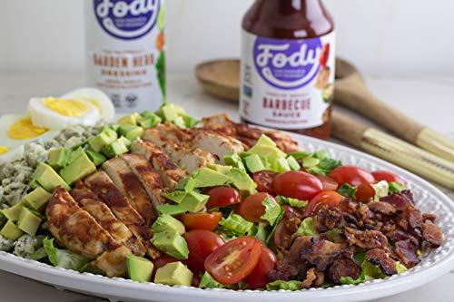 Fody Fody Foods Vegan BBQ Sauce | Low FODMAP Certified | Gut Friendly, No Onion | IBS Friendly Kitchen Staple | Gluten Free, Lactose Free, Non GMO | 12 Ounce pack of 3