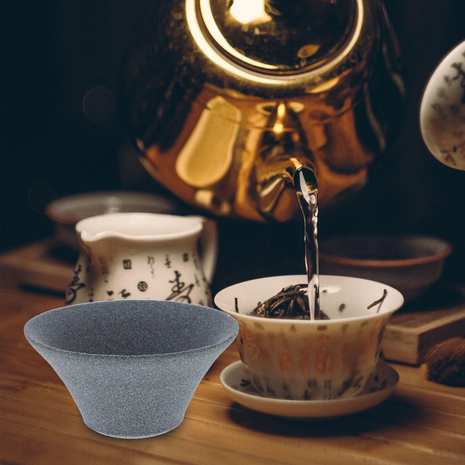 Healeved 2pcs Non-porous Tea Strainer Ceramic Tea Filter Reusable Coffee Dripper Paperless Reusable Infuser Paperless Coffee Infuser Tea Infuser Ceramic Tea Strainer Ceramic Coffee Filter