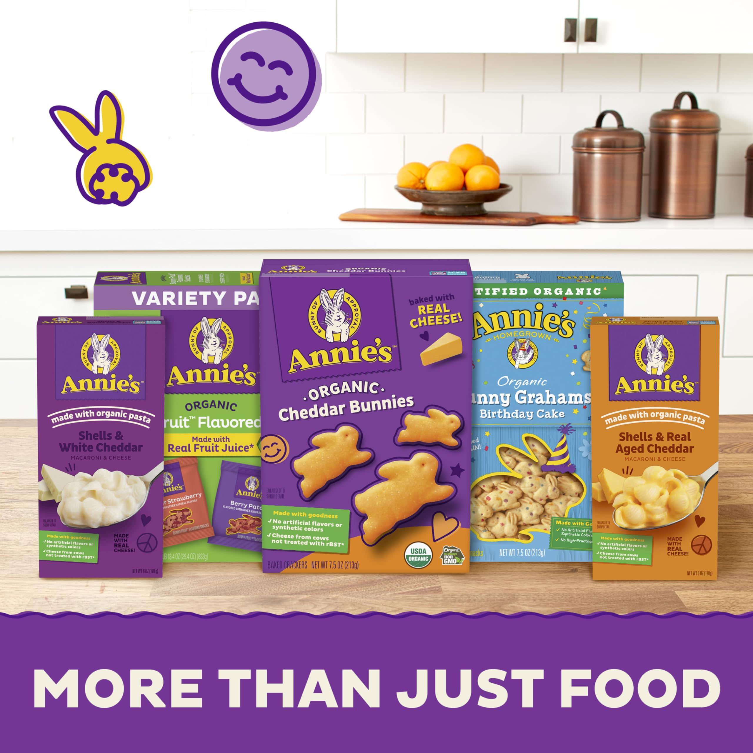 Annies Annie\'s Sour Bunnies Fruit Flavored Snacks, Cherry, Lemon & Orange Flavors, Made With Organic Fruit Juice, Value Pack, 15.4 oz