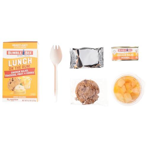 Bumble Bee Bumble Bee Lunch On The Run Chicken Salad with Crackers Kit, 8.2 oz - Ready to Eat, Includes Crackers, Cookie & Mixed Fruit - Shelf Stable & Convenient Source of Protein