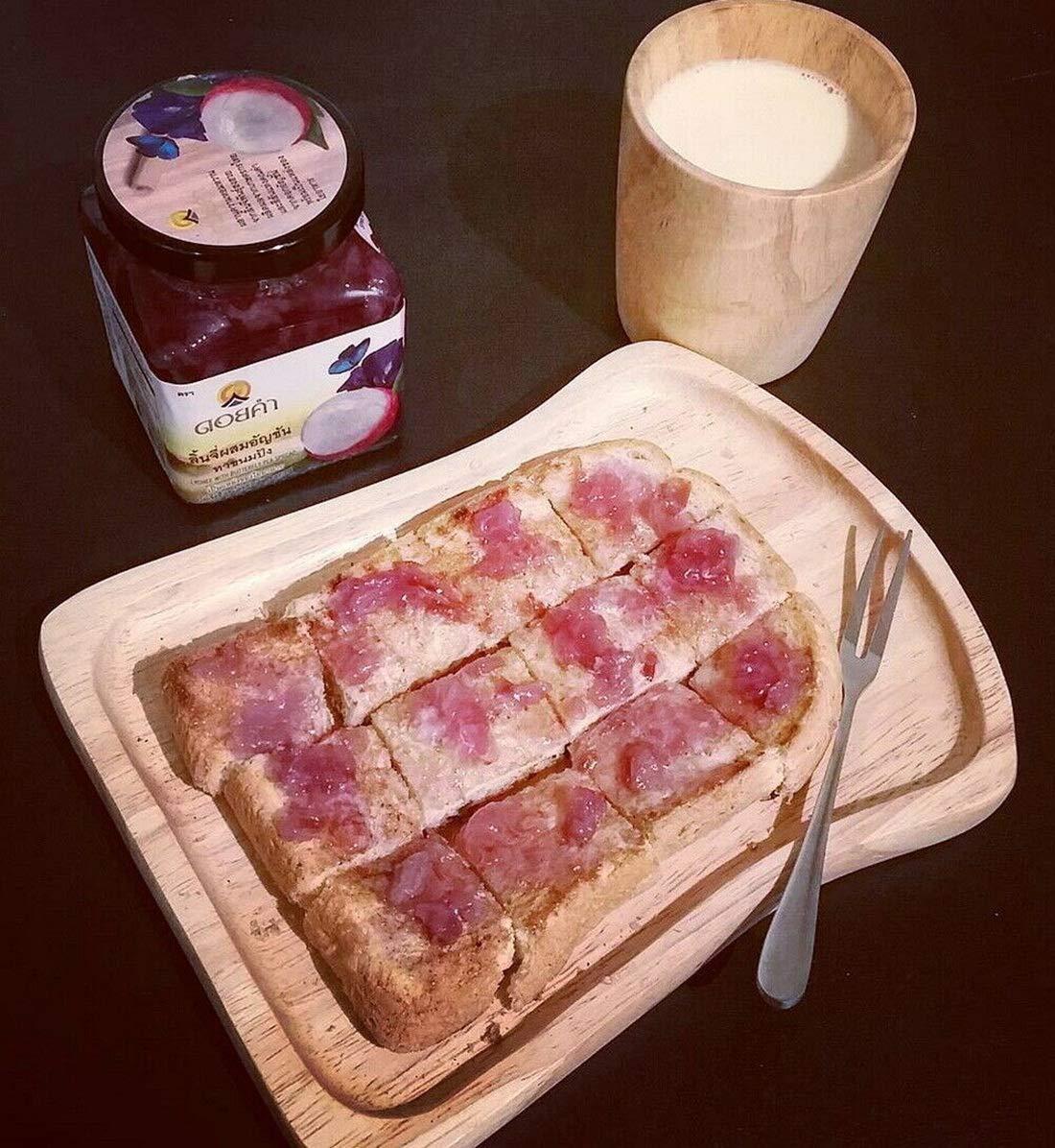 Doi Kham Lychee Jam with Butterfly Per Spread Apply Bread 220 g