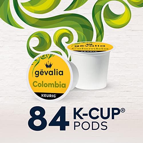 Gevalia Gevalia Colombia K-Cup Coffee Pods, for a Keto and Low Carb Lifestyle 84 Count (Pack of 1)