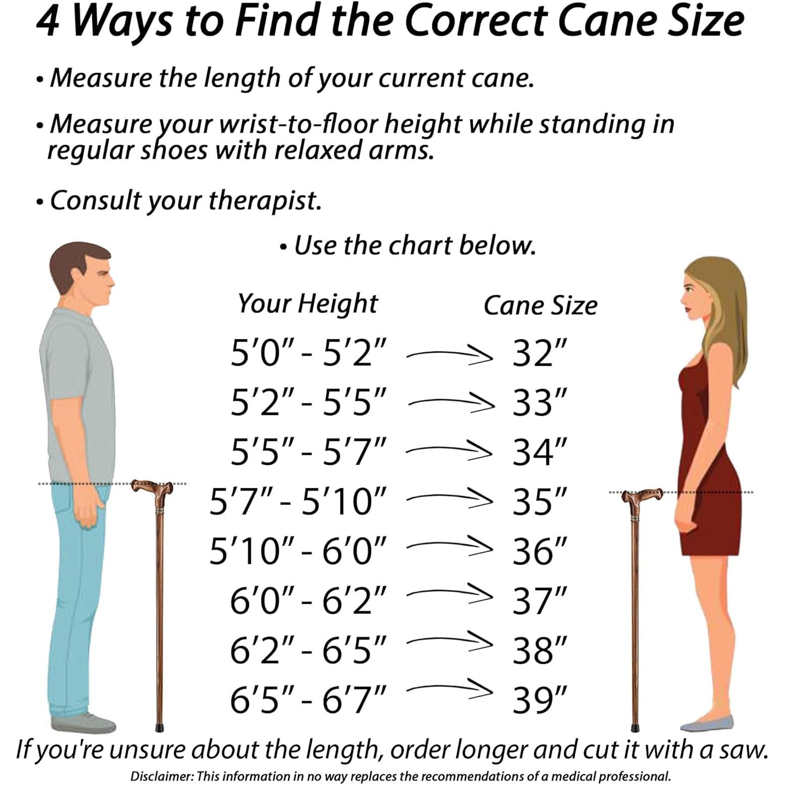 Asterom Asterom Walking Cane - Handmade, Ergonomic, Wooden Canes for Men & Women - Unique Wood Walking Sticks for Seniors (Caramel, 34 Inches)