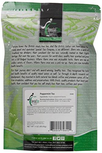 Special Tea Special Tea Peppermint Organic Herbal Tea, Loose Leaf, 3 Ounce