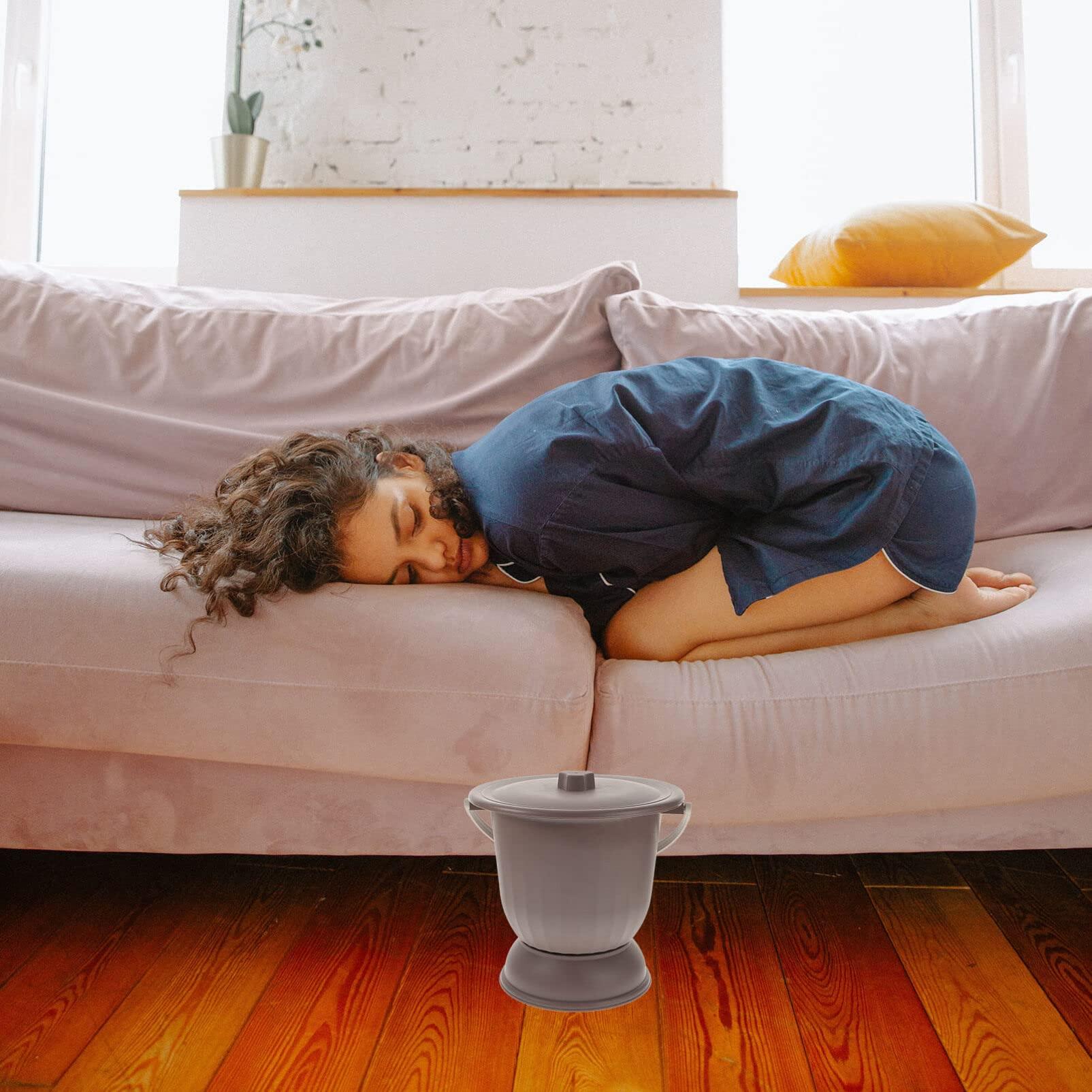 Ipetboom Ipetboom Spittoon Bedroom Urinal Elderly Pee Pot Chamber Pot Portable Toilet for Adults Urinal Toilet Urinal Pregnancy Woman Plastic Camping Supplies