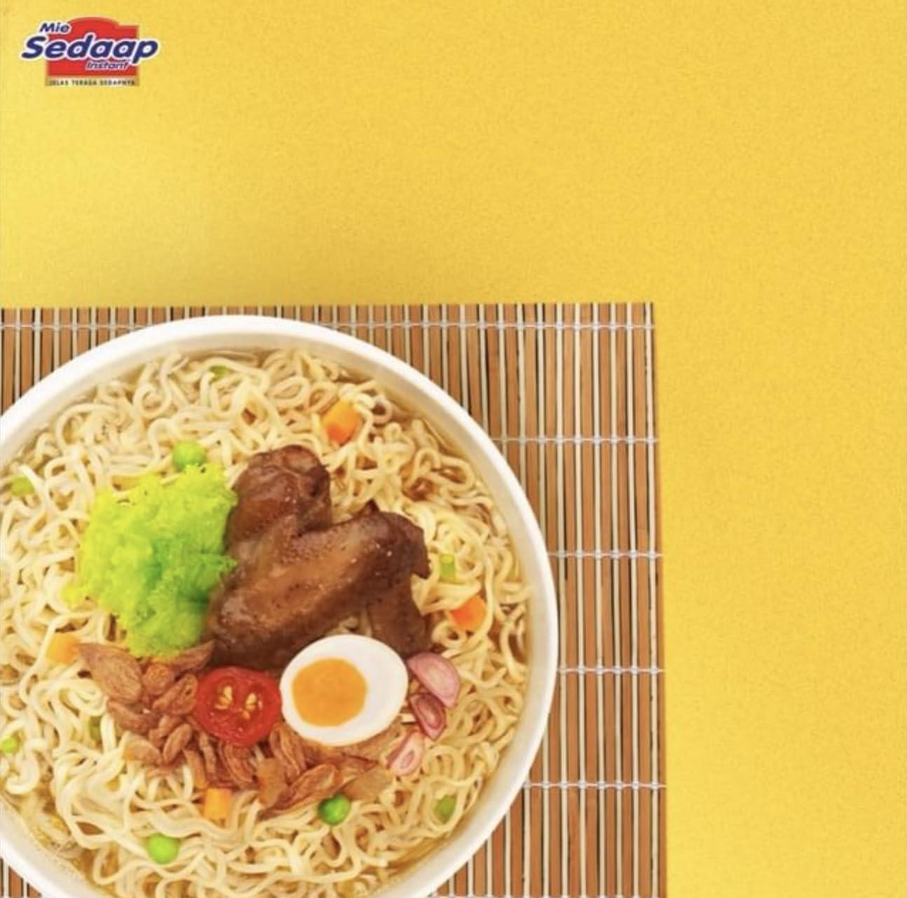 Wingsfood Sedaap Mi Sedaap Instant Noodles, Chicken Onion Flavor, 2.57 oz (Pack of 10)