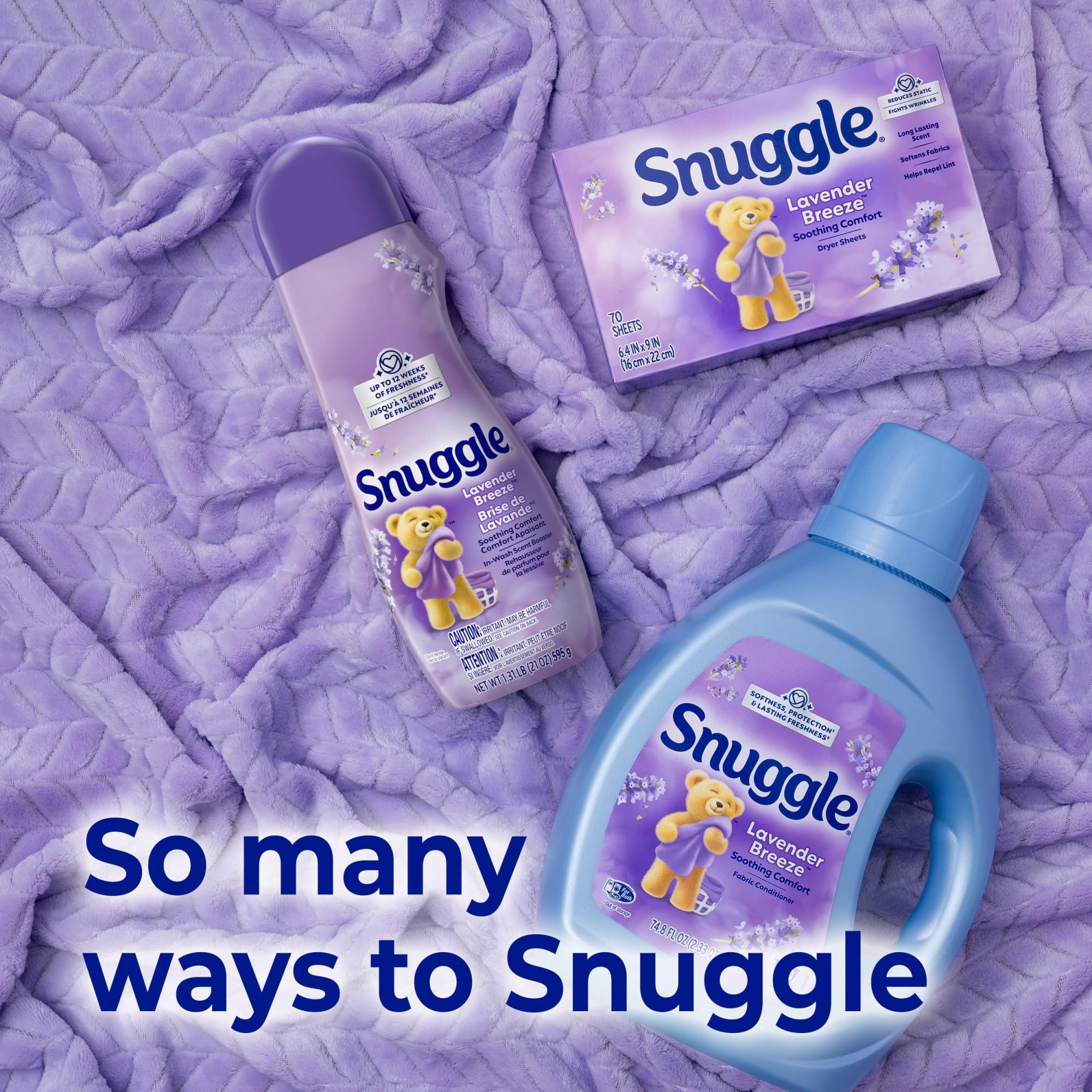 Snuggle Snuggle Fabric Softener Dryer Sheets Lavender Vanilla Orchid 230ct