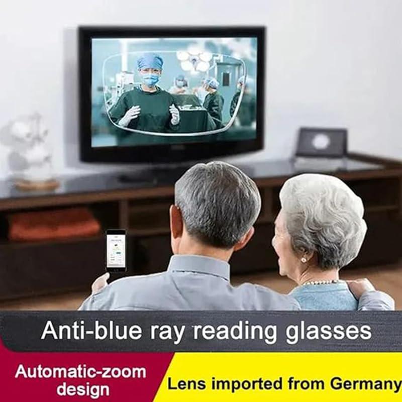 Generic Generic Autozoom Reading Glasses, Autozoom Glasses, Clear Focus Auto Adjusting Glasses for Women and Men, German Multifocal Anti Blue Light Clear Vision Frameless Reading Glasses (2pcs)