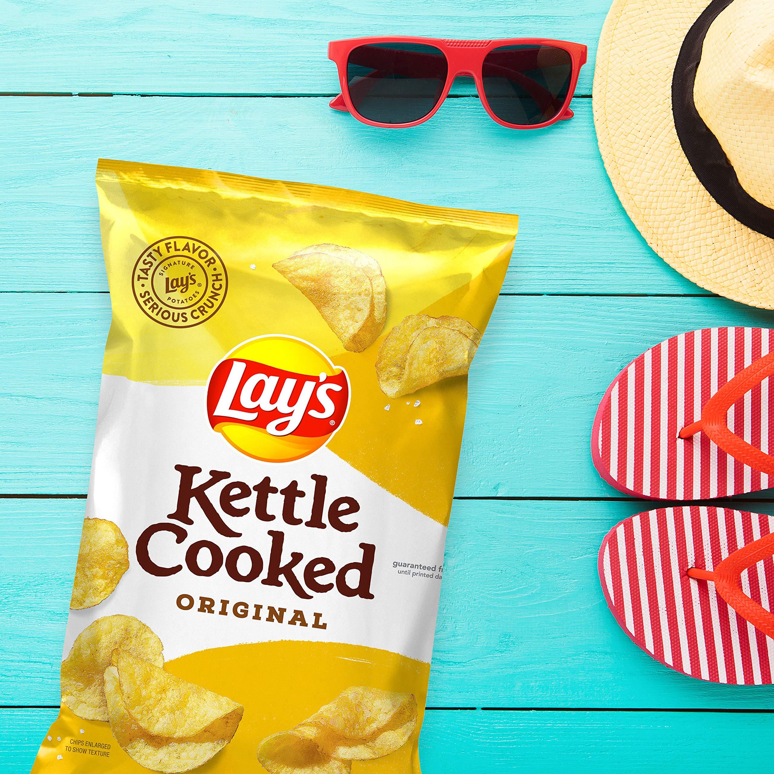 Lay's Lay\'s Kettle Cooked Potato Chips, 8 Oz