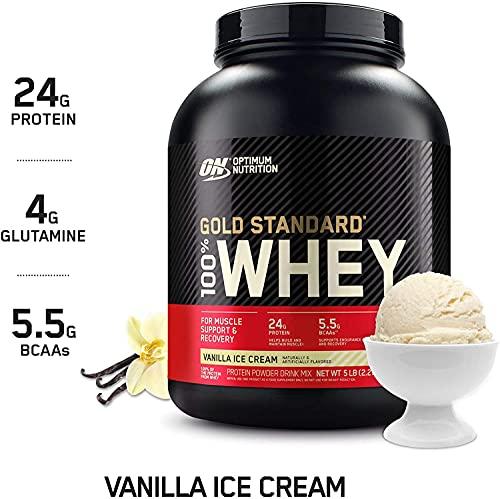 Optimum Nutrition Optimum Nutrition Gold Standard Whey Vanilla Ice Cream - 5 lbs